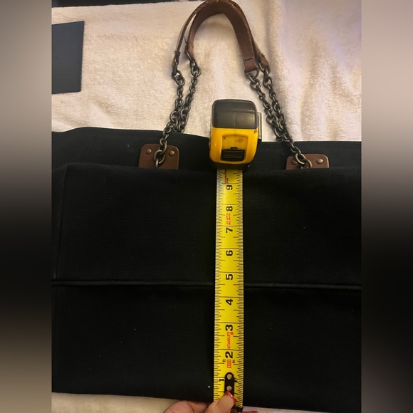 Bottega Veneta Black Tote with Brown Handles - Picture 11 of 11